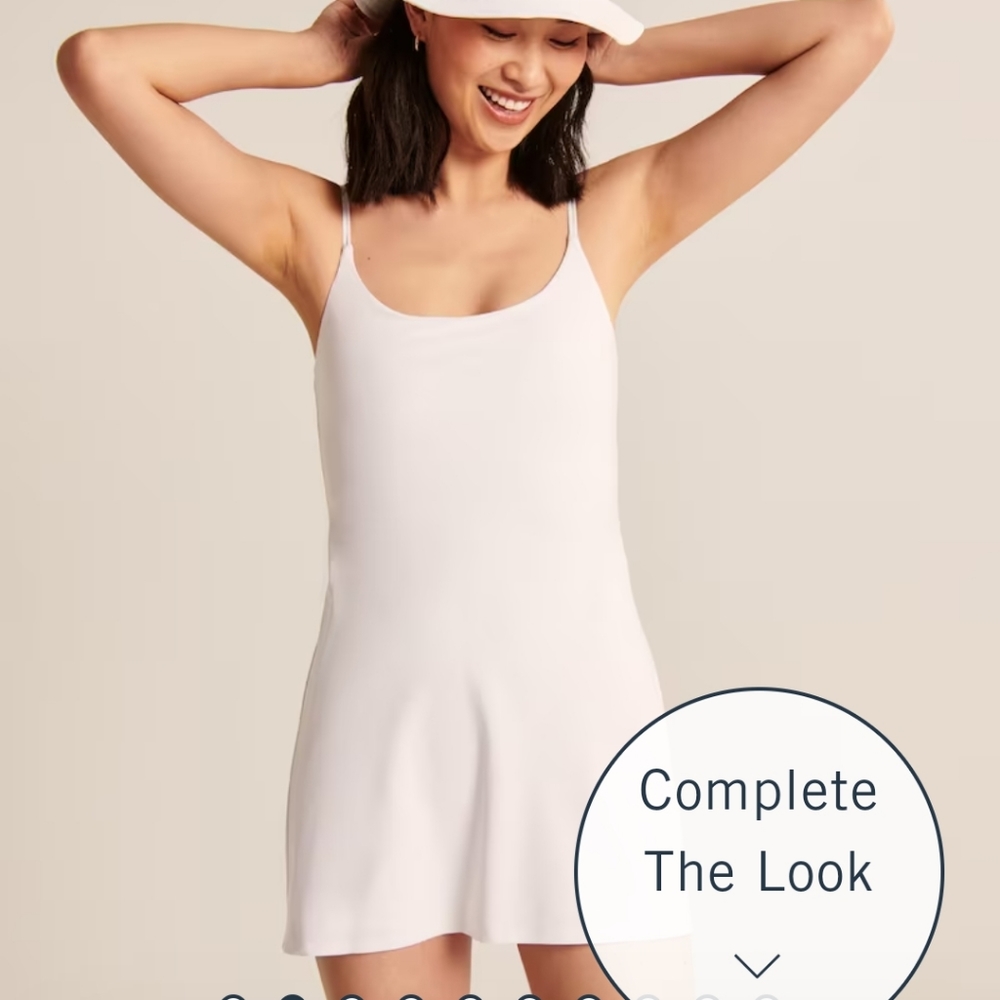 Abercrombie white traveler dress